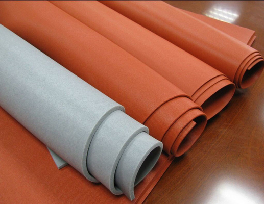 High Temperature Resistant Insulating Silicone Rubber Sheet 0.3 - 0.95g / Cm3 Density