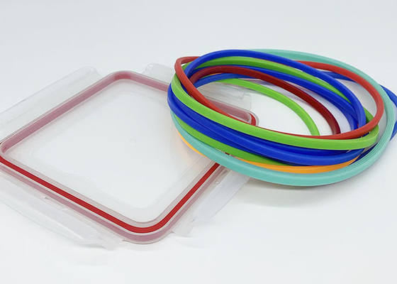Waterproof Airtight Box Silicone Gasket High Temp Rubber Seal Rings Not Yellowing